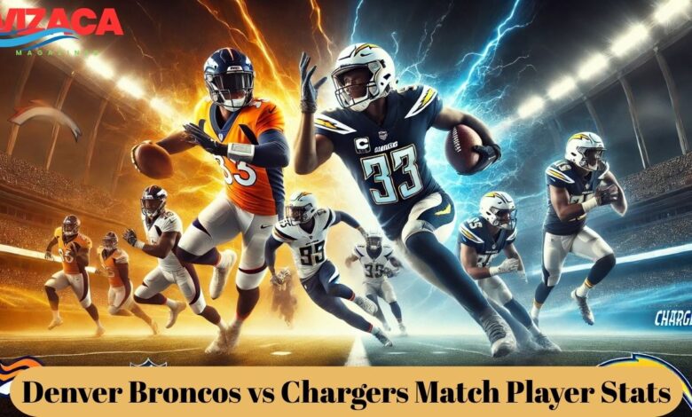 Denver Broncos vs Chargers Match Player Stats