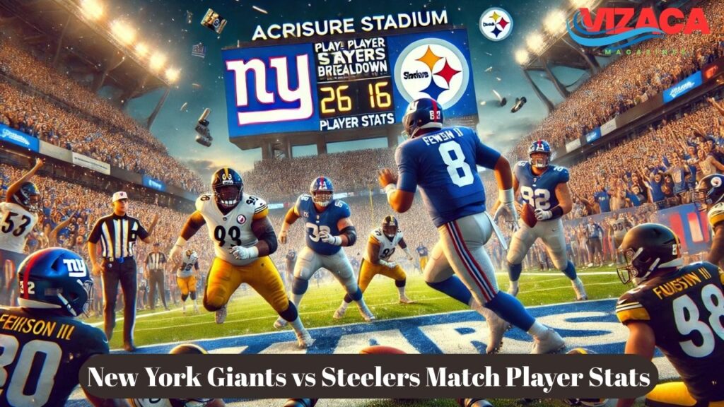 New York Giants vs Steelers Match Player Stats