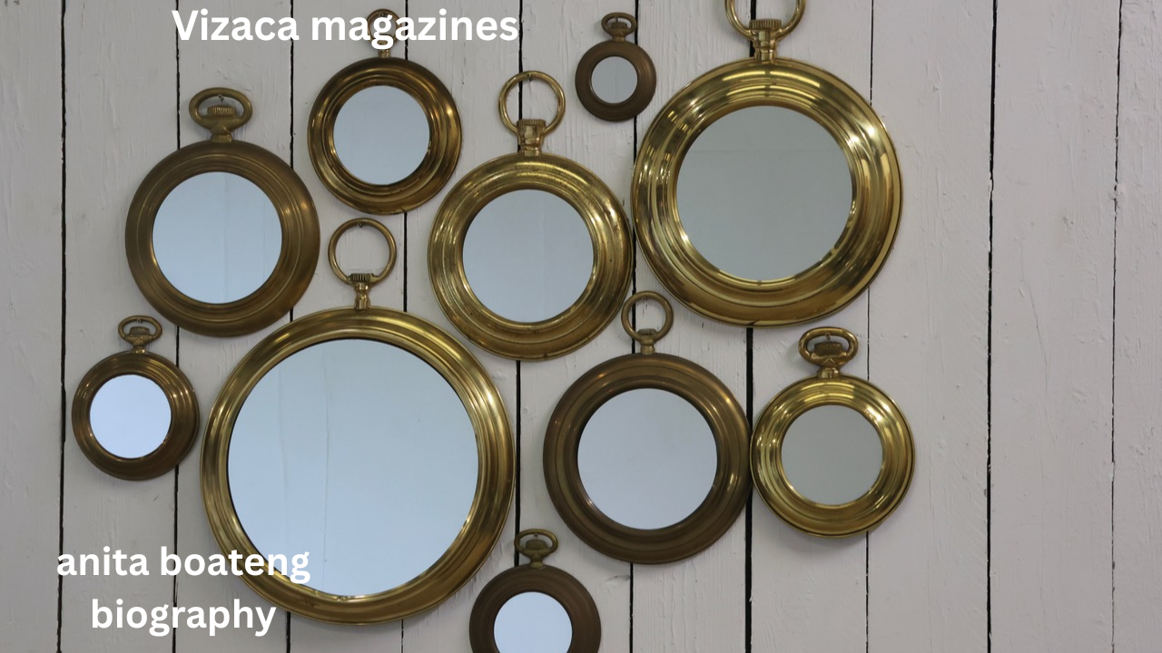 small antique mirror